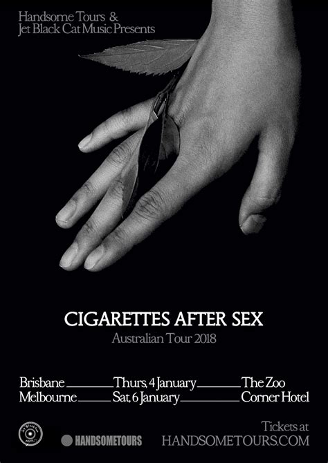 cigarettes after sex · handsome tours