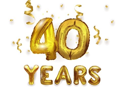 premium vector number  birthday celebration gold foil helium