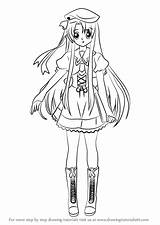 Drawing 11eyes Kukuri Tachibana Draw Anime Step sketch template