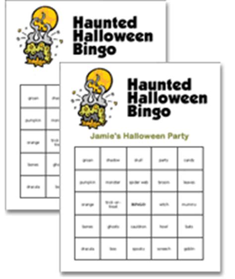 halloween party games printable activities  ideas