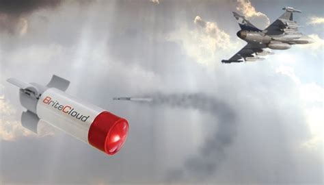 launch  leonardos britecloud  decoy  airbus target drone   success