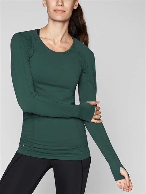 speedlight top athleta casual sporty outfits women long sleeve tops tennis clothes