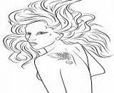 Coloring Pages Celebrity Gaga Lady Printable Info sketch template