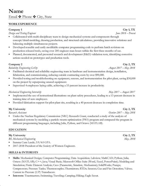resume review  job   college engineeringresumes