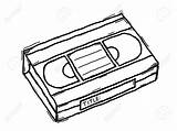 Tape Drawing Cassette Getdrawings sketch template