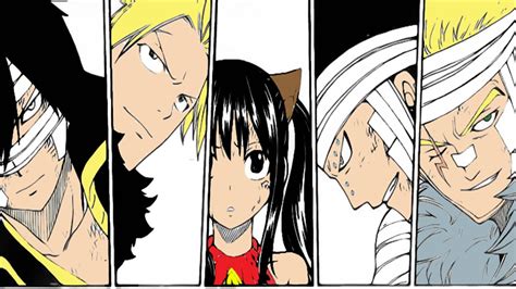 fairy tail manga chapter 329 review natsu gajeel wendy laxus sting