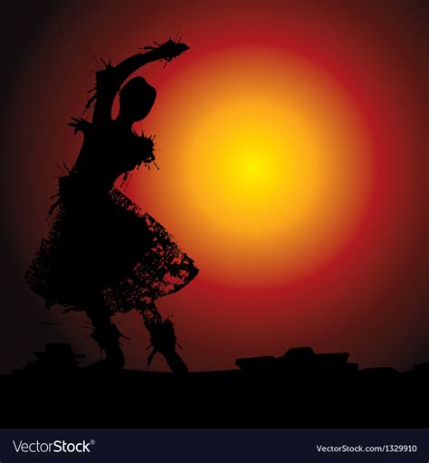 indian classical dancer royalty  vector image