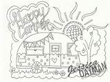Coloring Pages Camper Camping Vintage Rv Happy Color Adult Colouring Book Sheets Theme Getdrawings Etsy Popular Choose Board Google sketch template
