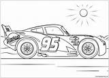 Cars Mcqueen Lightning Pages Disney Coloring Color Print sketch template