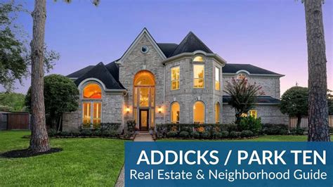 addicks park ten homes  sale real estate trends