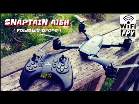 snaptain ah foldable drone unboxing youtube