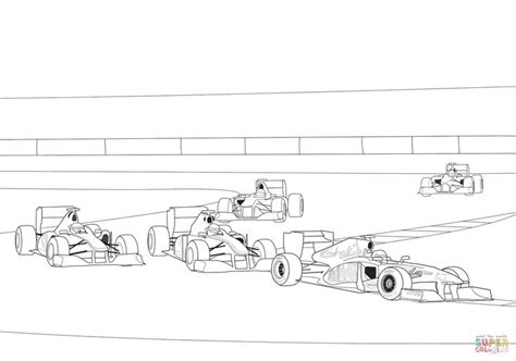 formula  racing coloring page  printable coloring pages cars