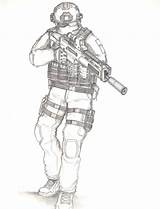 Ghost Recon sketch template