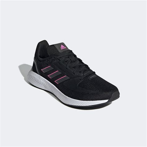 tênis adidas runfalcon 2 0 feminino preto rosa clube netshoes