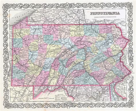 Map Of The State Of Pennsylvania World Map
