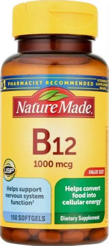Nature Made® B 12 Vitamin 1000 Mcg Softgels 150 Ct Kroger