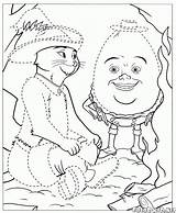 Puss Boots Coloring Pages Friends Old sketch template