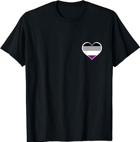 Asexual Heart Asexuality Merch Lgbtq Outfit Aromantic T