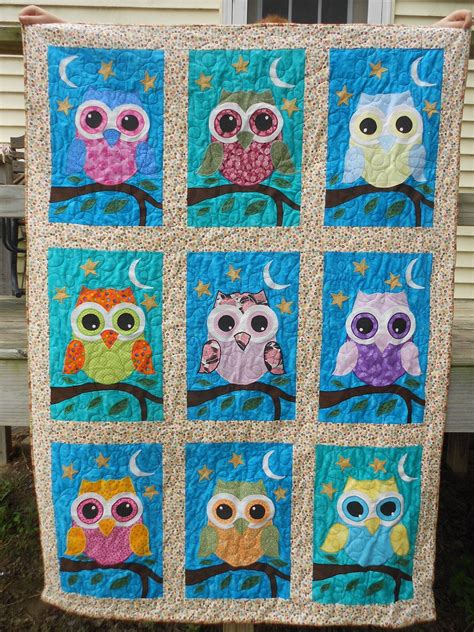 pin  owl quilts