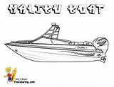 Boat Fishing Colorin sketch template
