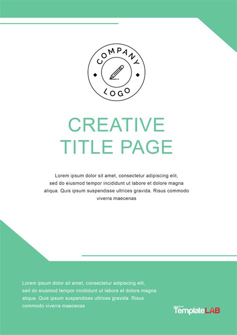 amazing cover page templates word powerpoint psd