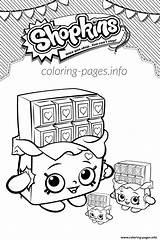 Shopkins Coloring Pages Printable Chocolate Cheeky Babies Print Colouring Kids Color Book Baby Girls Shoppies Dolls Cute Search Comments sketch template