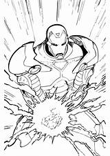 Coloring Pages Iron Man sketch template