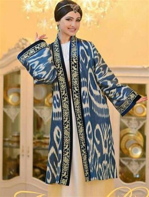 Uzbek Ikat Silk Handmade Uzbek Traditional Clothing Muslim Fashion