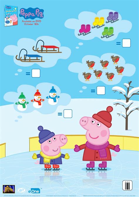 awesome peppa pig worksheets phonics cut  paste