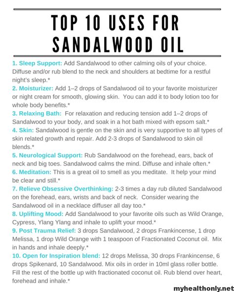 Amazing Benefits Of Sandalwood Oil You Must To Know My