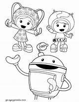 Coloring Umizoomi Team Book Pages sketch template