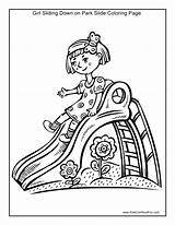 Playground Coloringpagesfortoddlers Kaynak sketch template