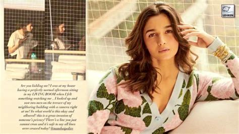 Bollywood Supports Alia Bhatt Against Her Invasion Of Privacy