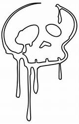 Graffiti Skull Coloring Pages Visit Embroidery Adult sketch template