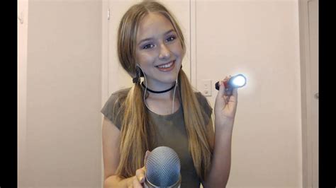 asmr checking your eyes with a flashlight up close whispers ♥ youtube