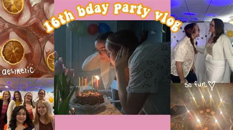 birthday party vlog lots  fun  friends youtube