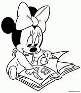 Coloring Minnie Mouse Baby Pages Popular sketch template