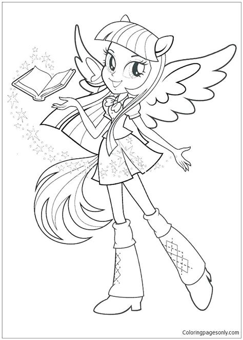 equestria girl coloring pages  print  getcoloringscom