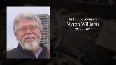myron williams tribute video