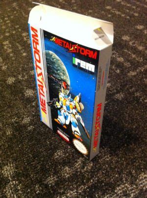 metal storm box  games reproduction game boxes