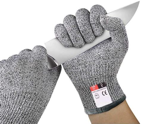 level  hppe fiber cut resistant gloves safety work gloves  glass