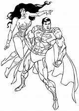 Superman Maravilha Mewarnai Heróis Wonderwoman Justiça Coloriage Batman Marimewarnai Paud Tk Anak Imprimindo Dando Imprima Gostar Faça sketch template
