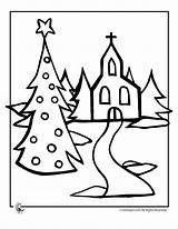 Caminho Igreja Kirche Christian Desenho Ausmalbild Coloringtop Tudodesenhos sketch template