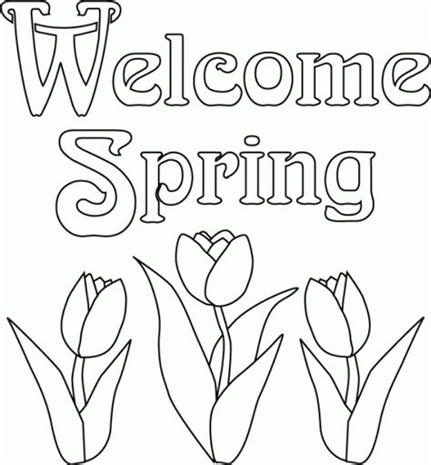 easy printable spring coloring pages  children laxx