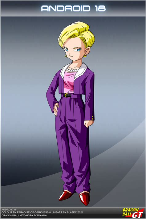 Dragon Ball Gt Android 18 By Dbcproject On Deviantart