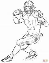 Ezekiel Elliott Rodgers Colorir Beckham Jr Odell Nfl Desenhos Dallas Coloringonly Template Colorironline Drukuj sketch template