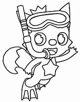 Pinkfong Colorare Kolorowanki Snorkel Coloriage Nurkowania Zestaw Aletas Druku Tubas Palmes Fins Nadadeiras Coloriages Morningkids Kolorowanka Pobierz Boccaglio Pinne Ipod sketch template