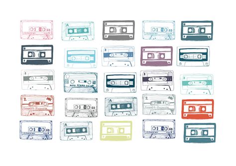 personalised play list cassette print  hanna melin notonthehighstreetcom