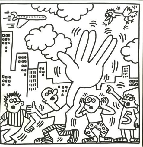 Keith Haring Coloring Pages At Getdrawings Free Download