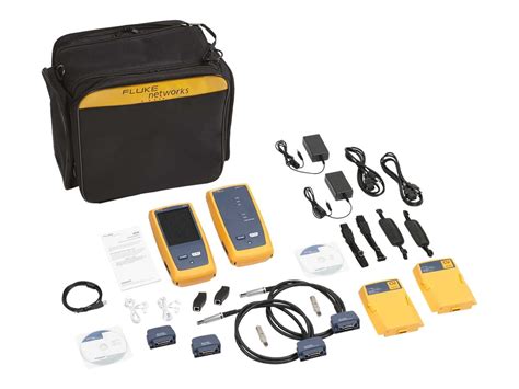 fluke networks contractor copper certification kit wireless fiber optic cable testing